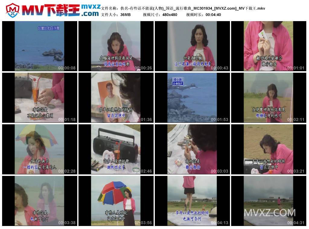 佚名-有些话不能说(人物)_国语_流行歌曲_MC301934